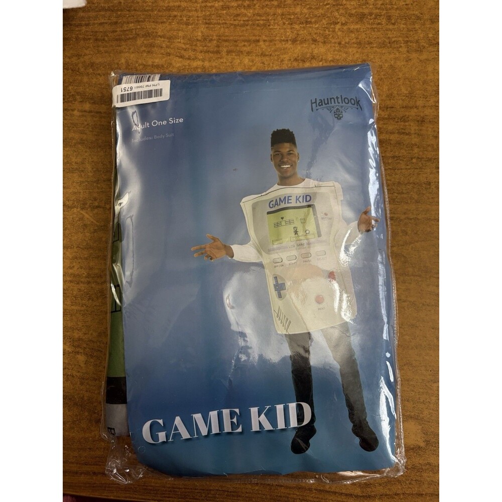 Hauntlook Game Kid Retro Handheld Console Halloween Costume Adult One Size New